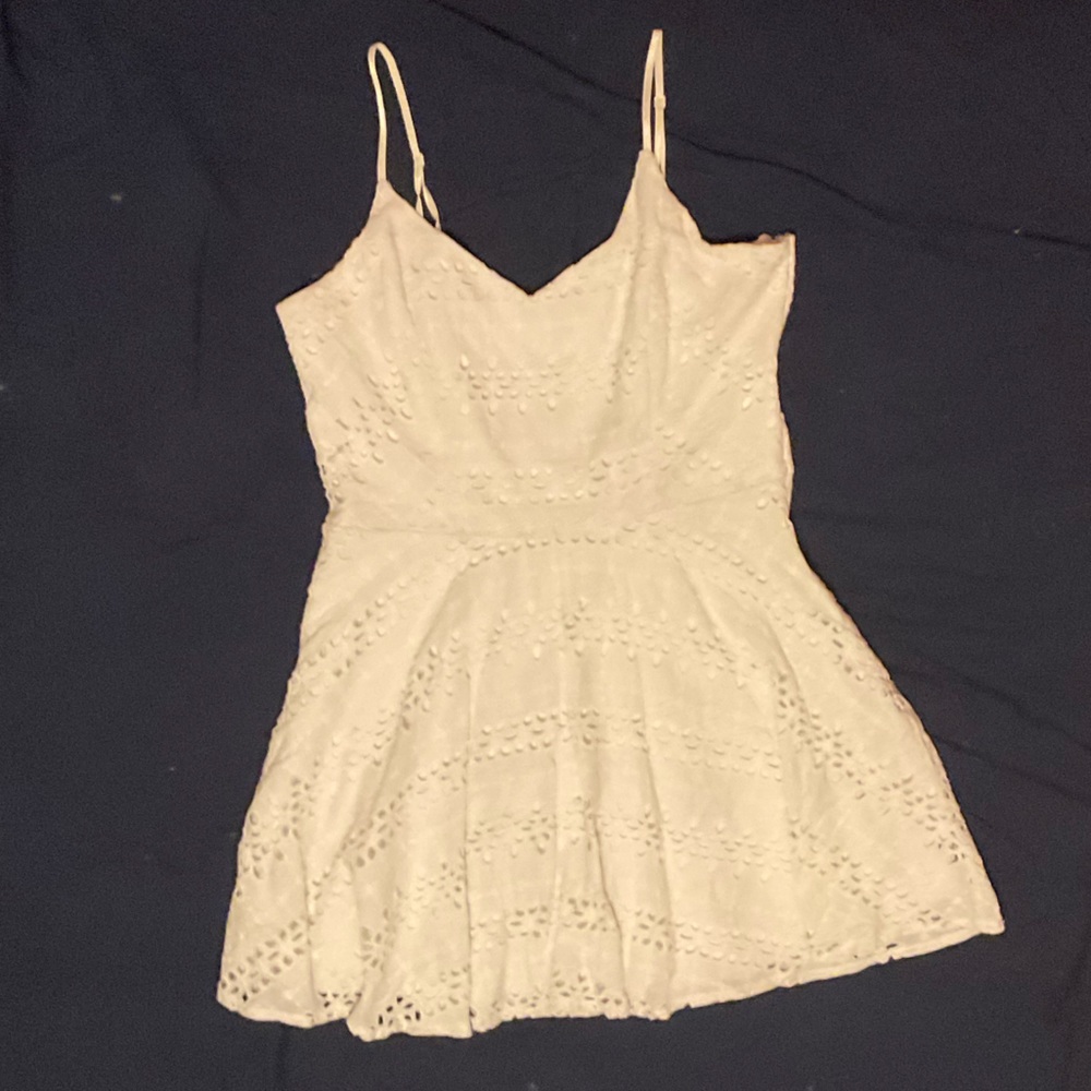 Eyelet Dress with Cut Out and Adjustable Straps | 13